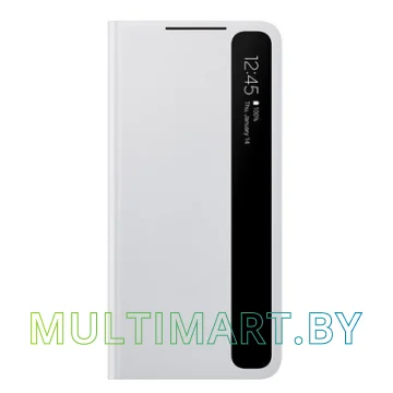 Чехол Samsung Smart Clear View Cover для Galaxy S21+ (серый)